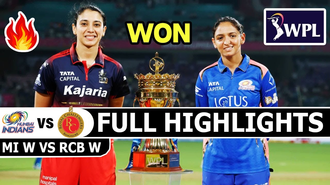 MI Women vs RCB Women Full Highlights | WPL T20 2026