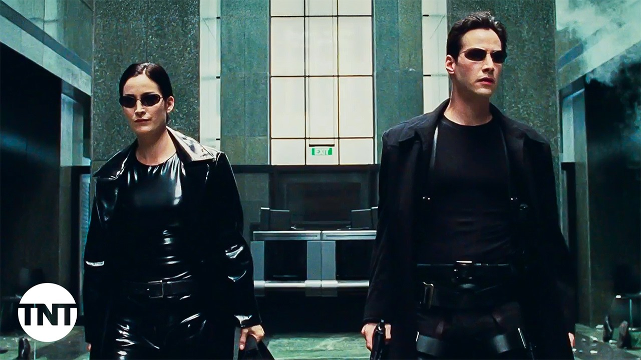 Neo & Trinity's Lobby Shootout in The Matrix 🔫