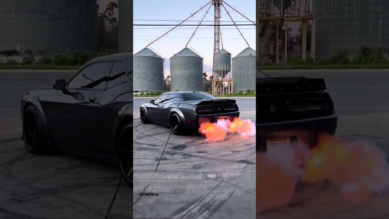 Dodge Challenger Backfire Sound | Car Tech ๐ฅ