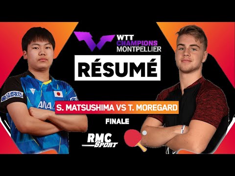 Résumé : Une finale expéditive entre T. Moregard et S. Matsushima ! (WTT Champions Montpellier)
