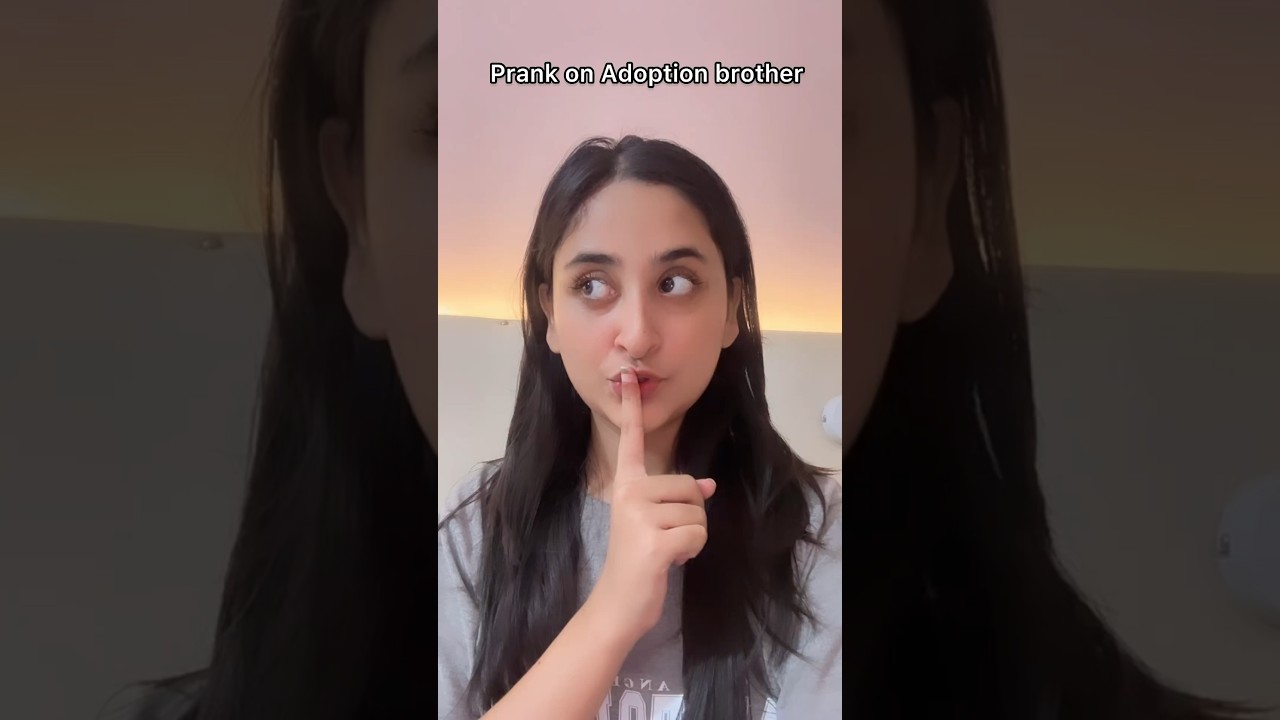 Hilarious Prank on My Adopted Brother 😂