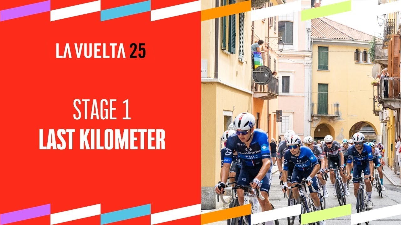 Exciting Finish Line in Last Km of La Vuelta 2025 Stage 1 🚴‍♂️