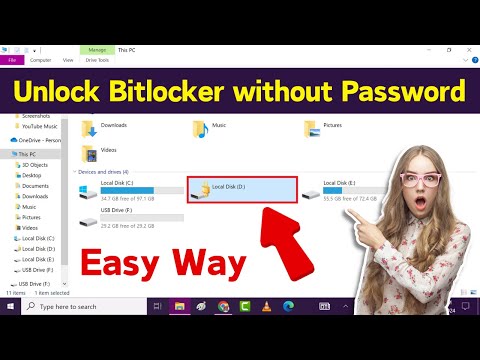 Unlock Bitlocker Drive Without Password | Open Bitlocker Drive Without Password & Recovery Key