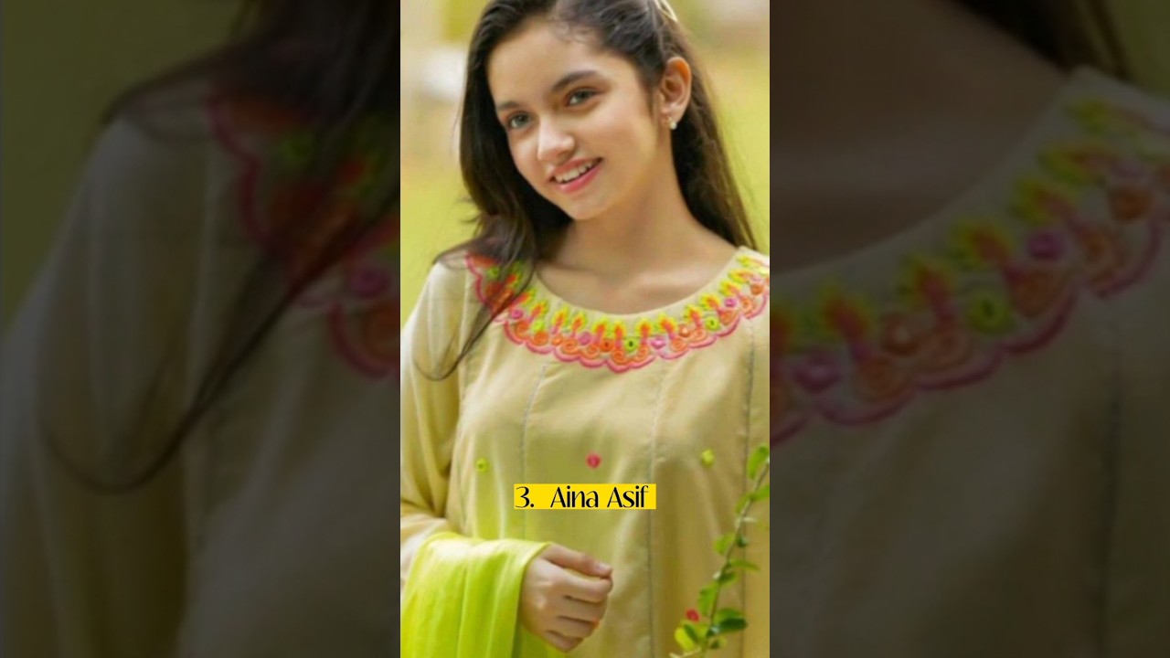 Top 10 Youngest Beautiful Pakistani Actresses 🌟