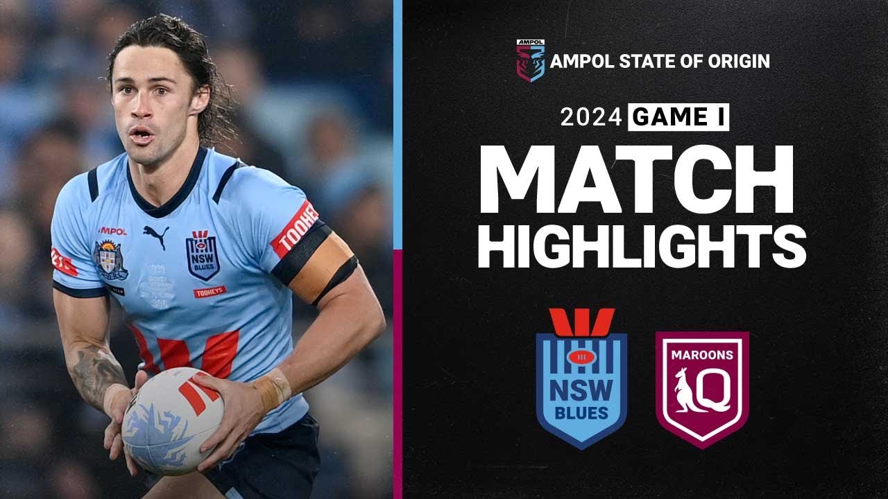 2024 State of Origin Game 1 Highlights: NSW Blues vs QLD Maroons 🏉