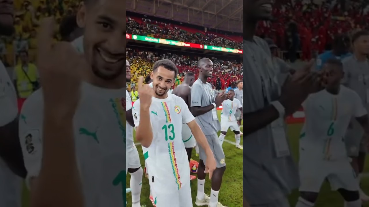 ❤️🇸🇳 Iliman Ndiaye heureux après la qualification des Lions du Sénégal ! #football #shorts