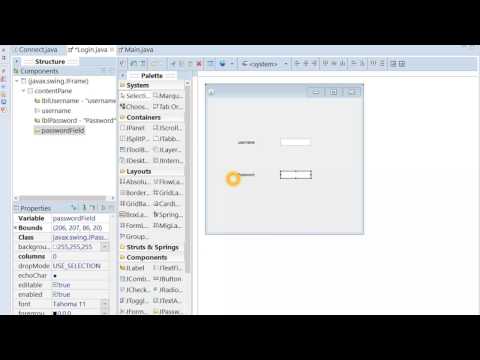 Login Form In java Using MS SQL as database in eclipse video tutorial