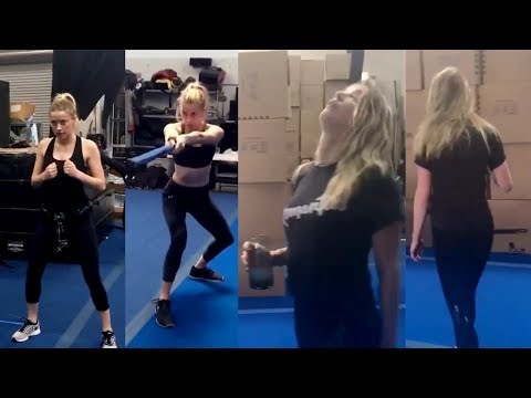 Amber Heard shows off Mera’s fight moves in ‘Aquaman’ training video