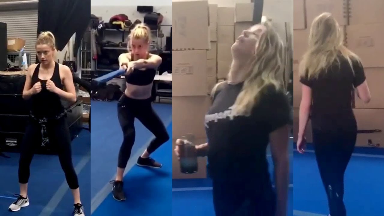 Amber Heard Demonstrates Mera’s Fight Skills in ‘Aquaman’ Training