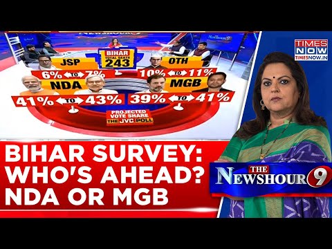 NDA Or Mahagathbandhan: Who Is Winning Bihar? Survey Projects Neck-To-Neck Fight? | Seat Projections