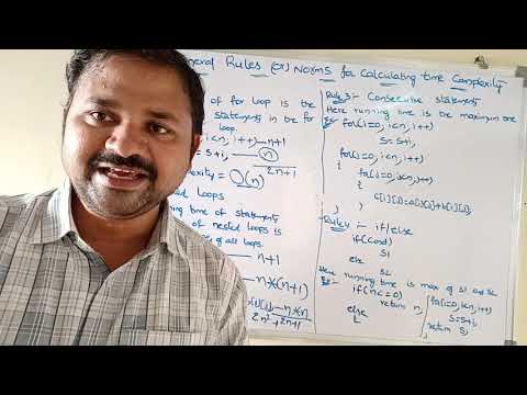 General rules or norms for calculating time complexity || Data Structures || DAA