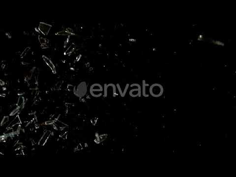 Broken Glass Stock Footage 🎥