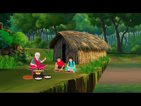 सौतेली माँ के जले हुए चावल | Hindi Story | Hindi Kahaniya | Moral Stories | cartoon story
