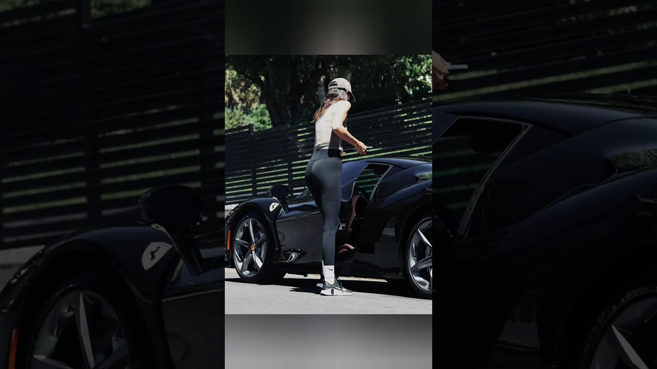 Kendall Jenner's Ferrari #kendalljenner #kendal #shorts #models #ferrari #sportscar #cars #carslover