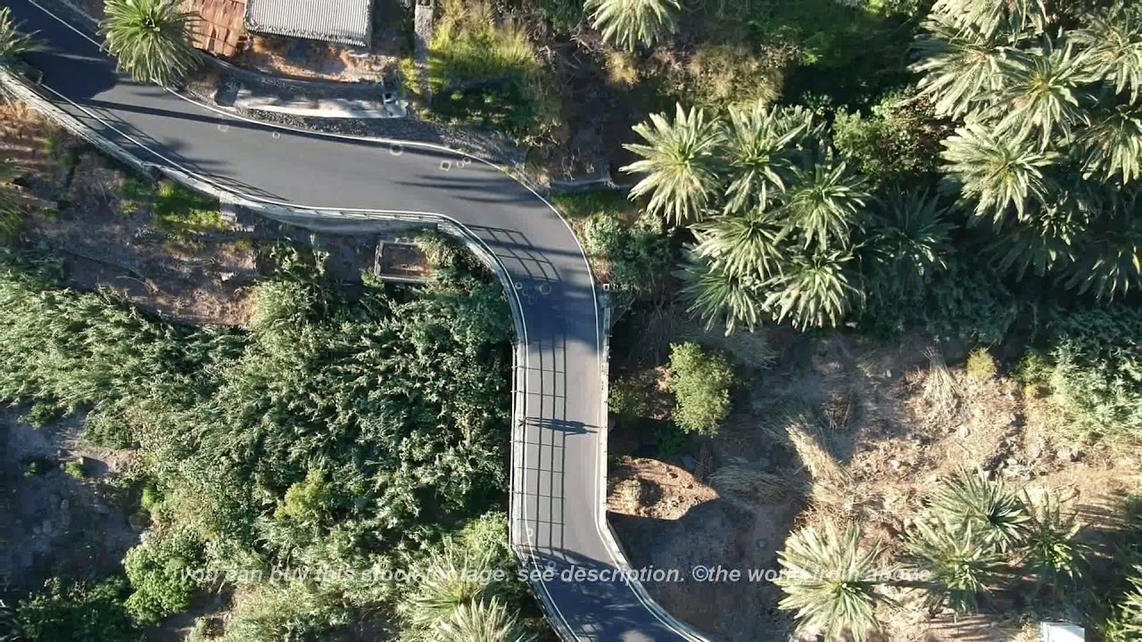 Drone Footage of Valle Gran Rey Road on La Gomera 🚗