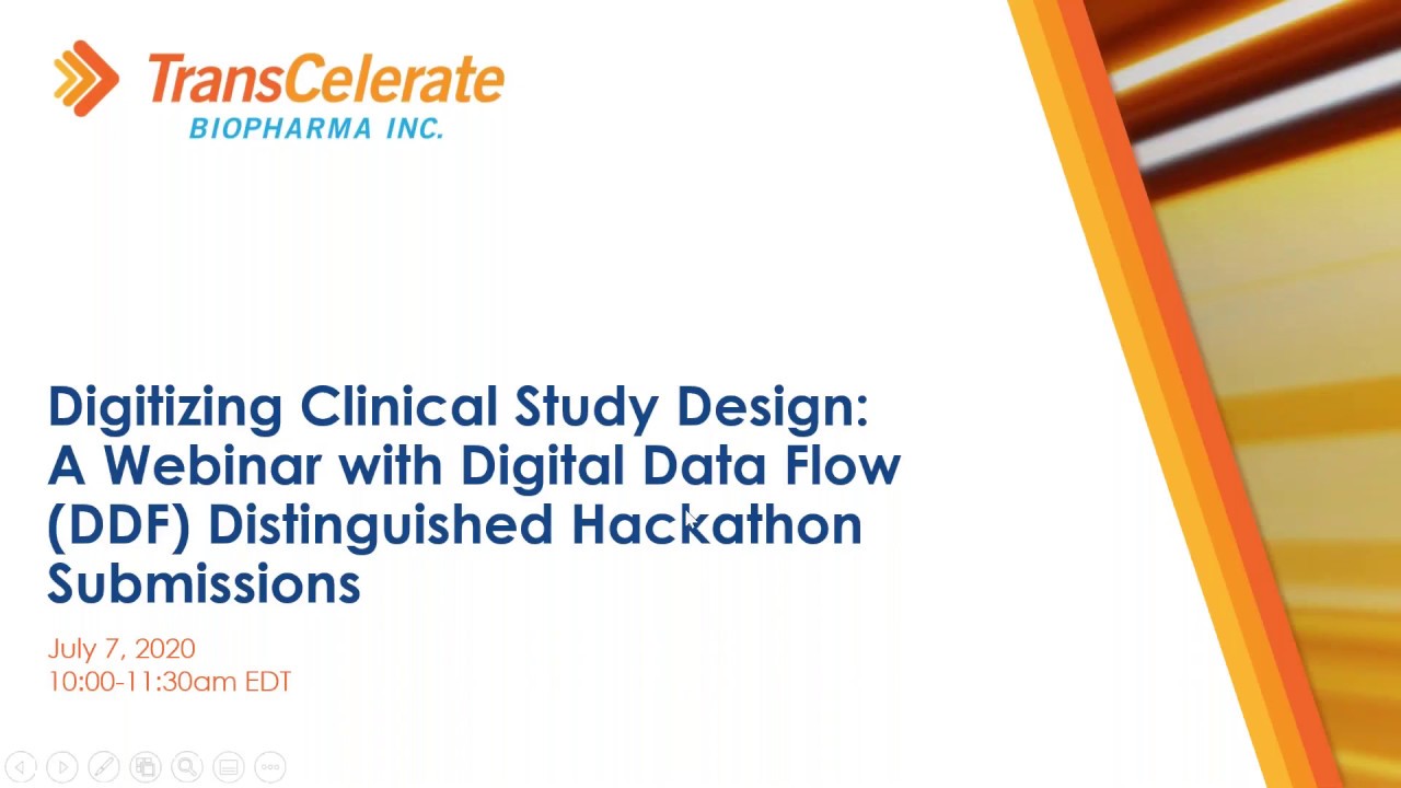 Digital Study Design Webinar & Hackathon Highlights