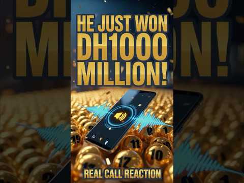 UAE Lottery Call Reveals Dh100 Million Winner’s Shock Reaction