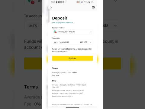 How to usdt deposit in exness #crypto #usdt #deposit
