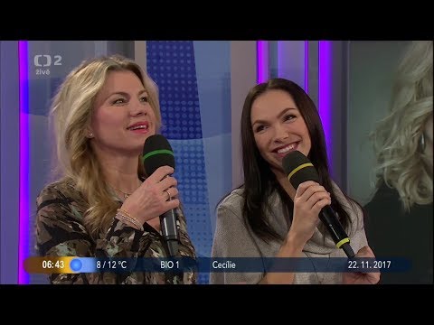 Kamila Nývltová a Leona Machálková - Svět je jen sen (Dobré ráno s ČT)