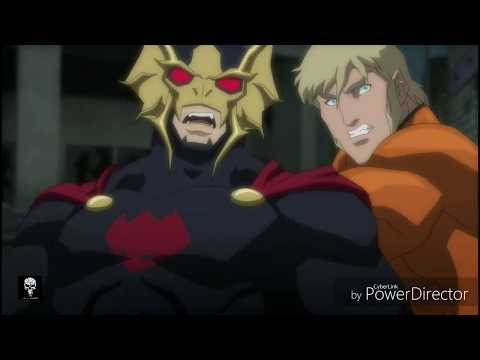 Aquaman - "Aquaman vs Orm final fight scene in justice league throne of atlantis"