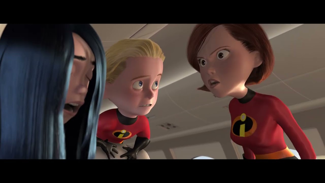 The Incredibles (2004) – Epic Plane Scene You Can't Miss ✈️