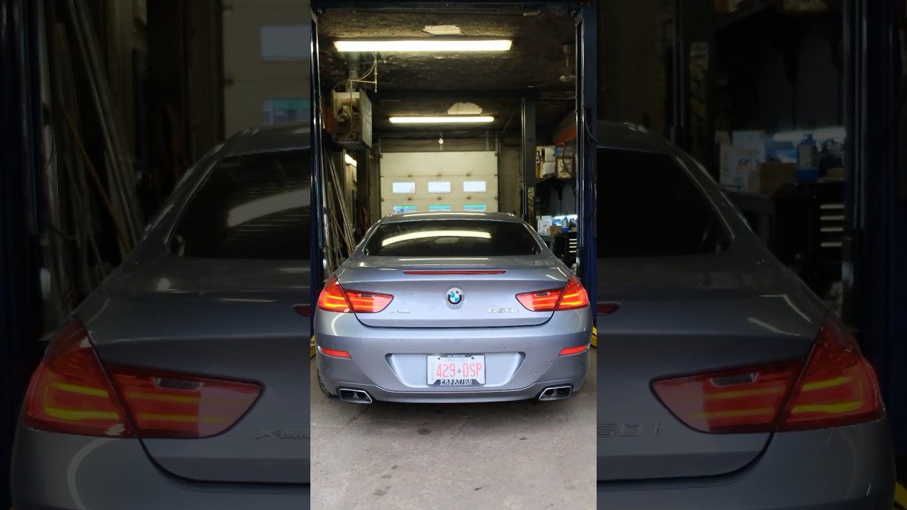 BMW 650i Muffler Delete & Sound Test 🔧