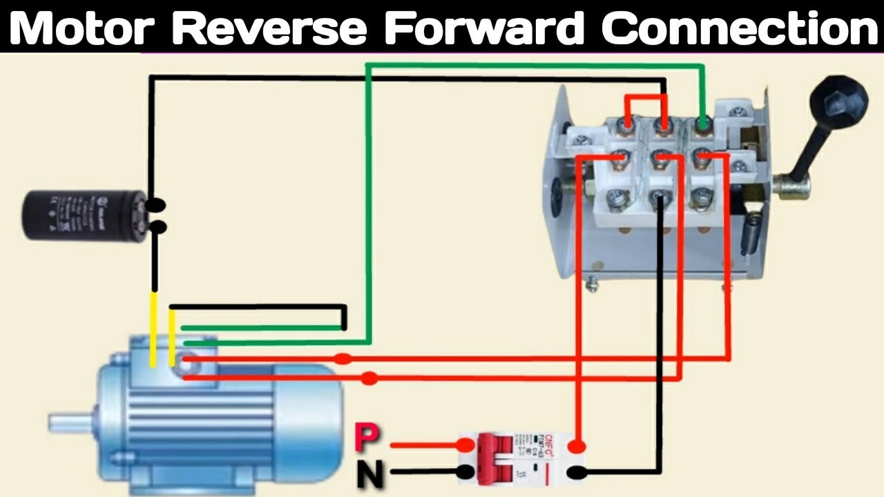 Single Phase Motor Reverse & Forward Wiring Guide π§