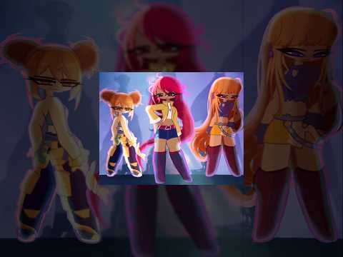 KPOP DEMON HUNTERS!! But its my ocs![]#kpopdemonhunters #howitsdone #gachaart #animation #original