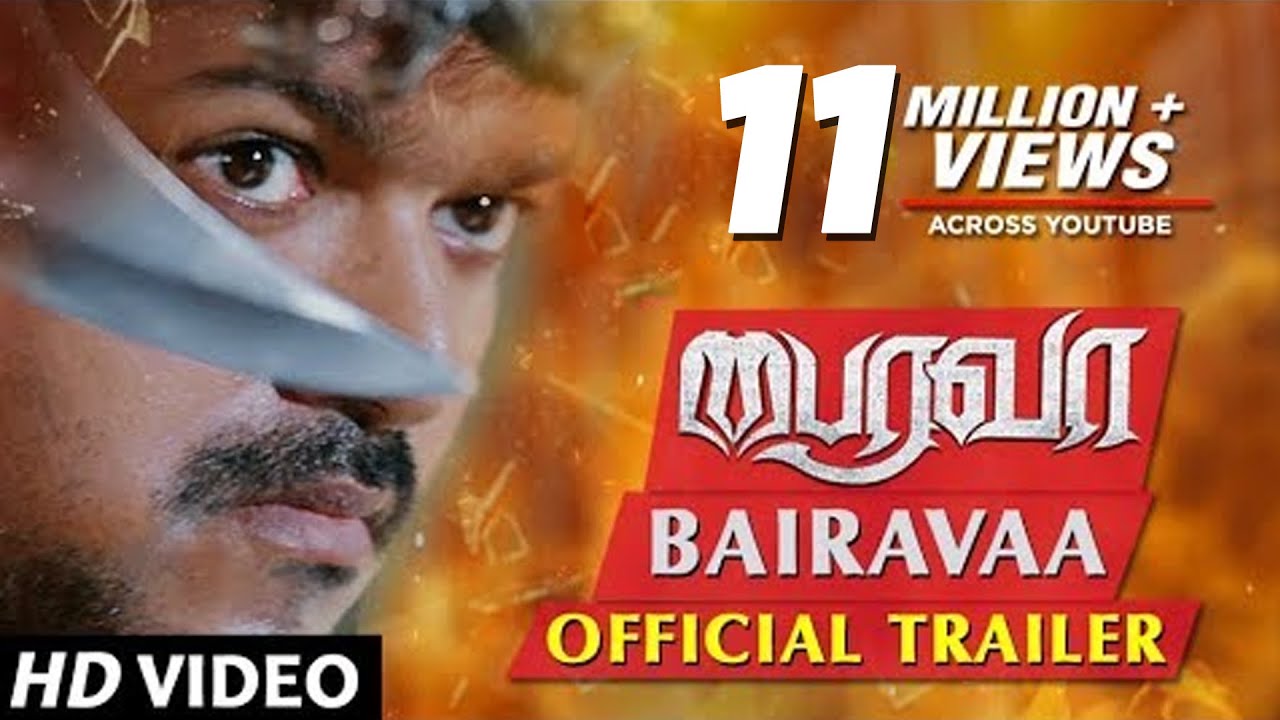 Bairavaa Official Trailer: Vijay & Keerthy Suresh 🎬