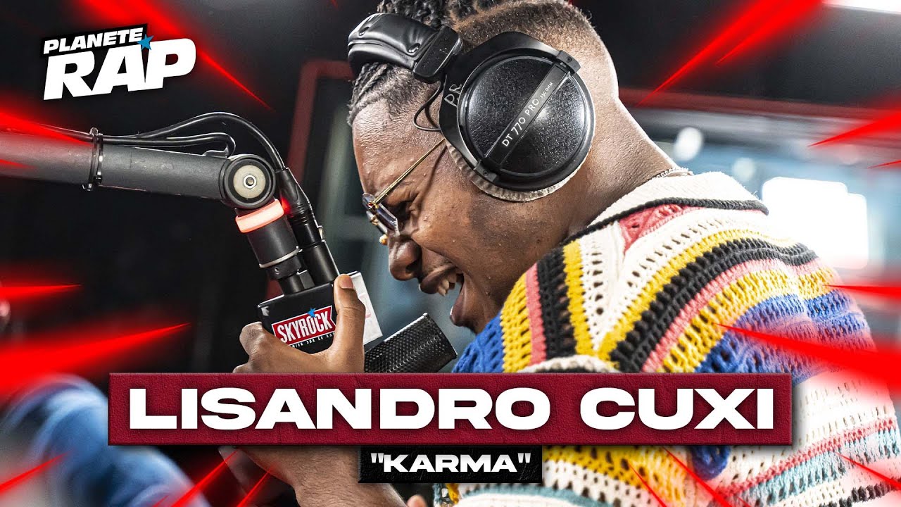 Lisandro Cuxi en live avec 'Karma' sur Planète Rap 🎶