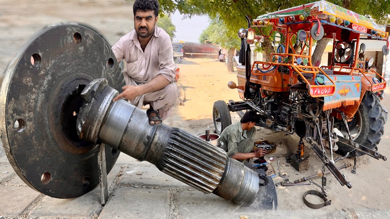 Expert Repair of Fiat Tractor Wheel Axle 🚜