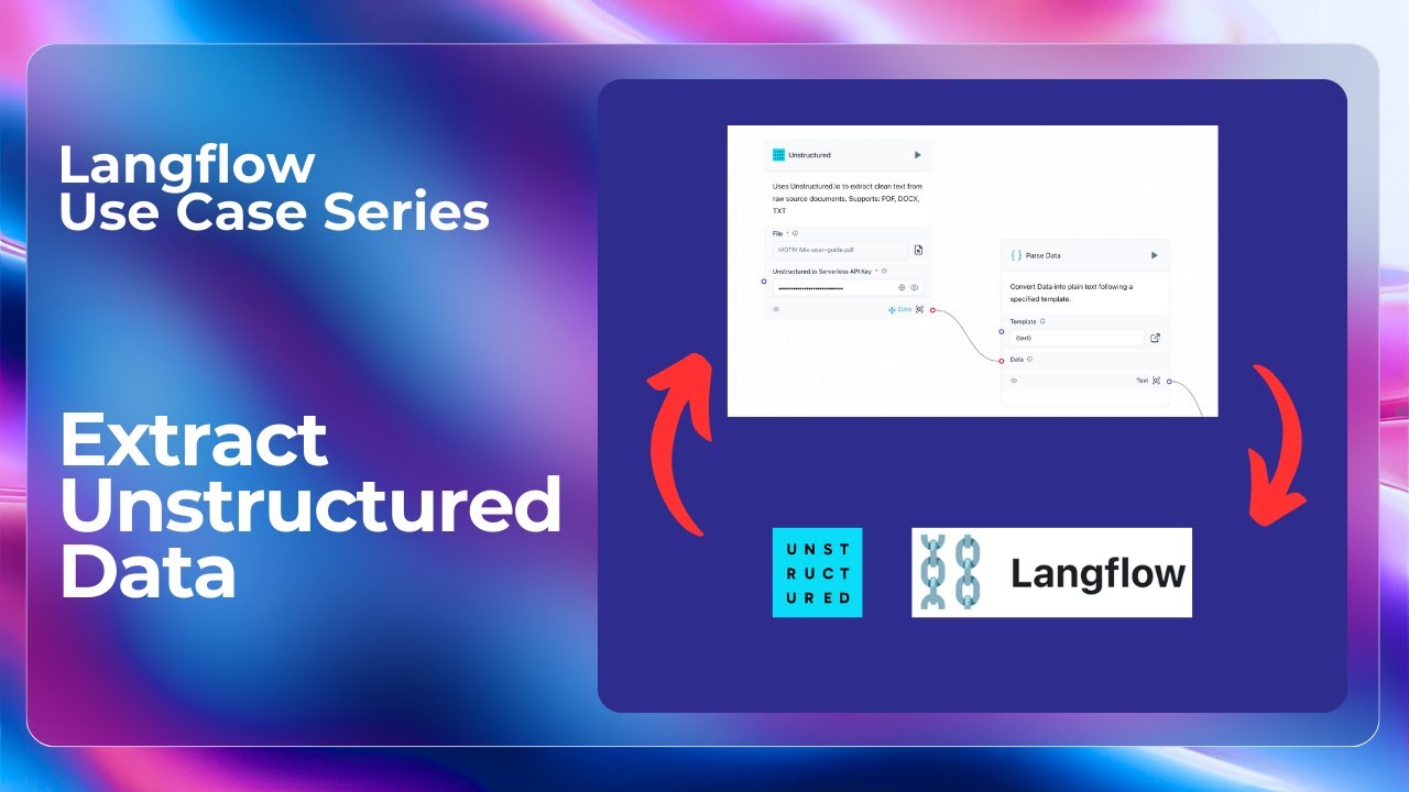 Unstructured.io Data Extraction & Langflow Integration