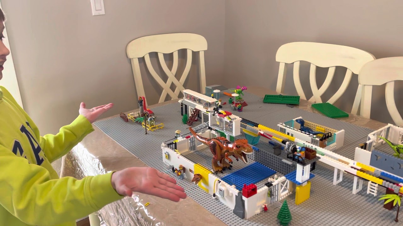 Epic LEGO Dinosaur Theme Park Built by Jared in Winter 2021 🦖