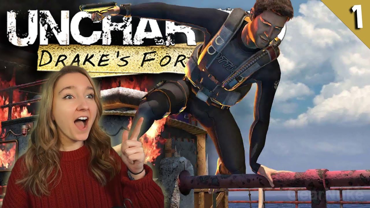 First Time Playing Uncharted! Blind Playthrough Part 1 🎮