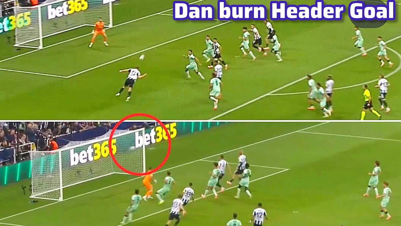 Dan Burn Scores Header Against Athletic Club | Newcastle United UEFA Champions League Highlights