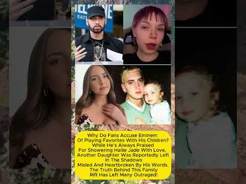 Eminem’s Family Rift Sparks Debate.#eminem #hailiejade #alainascott #usa #rap #hiphop #shorts #short