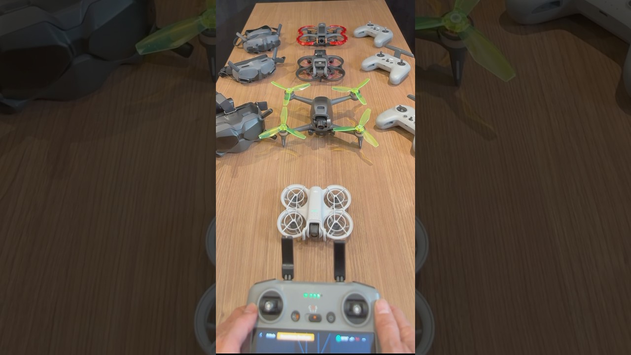 DJI Neo vs DJI FPV Drone Prop Sounds Comparison