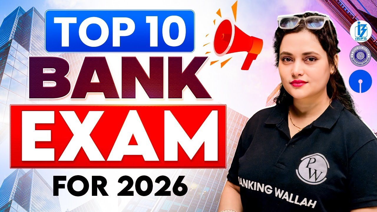 Top 10 Bank Exam for 2026 🔥 | Upcoming Bank Exams 2026 | Banking Exam Preparation | by Rupam Ma'am