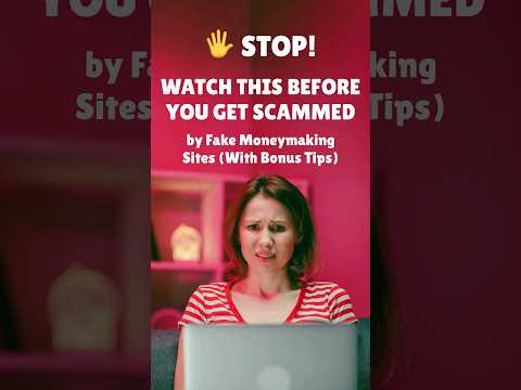 How To Know If a Money Making Website Is Fake Or Not? #scamwebsites #fakewebsites #shorts #trending