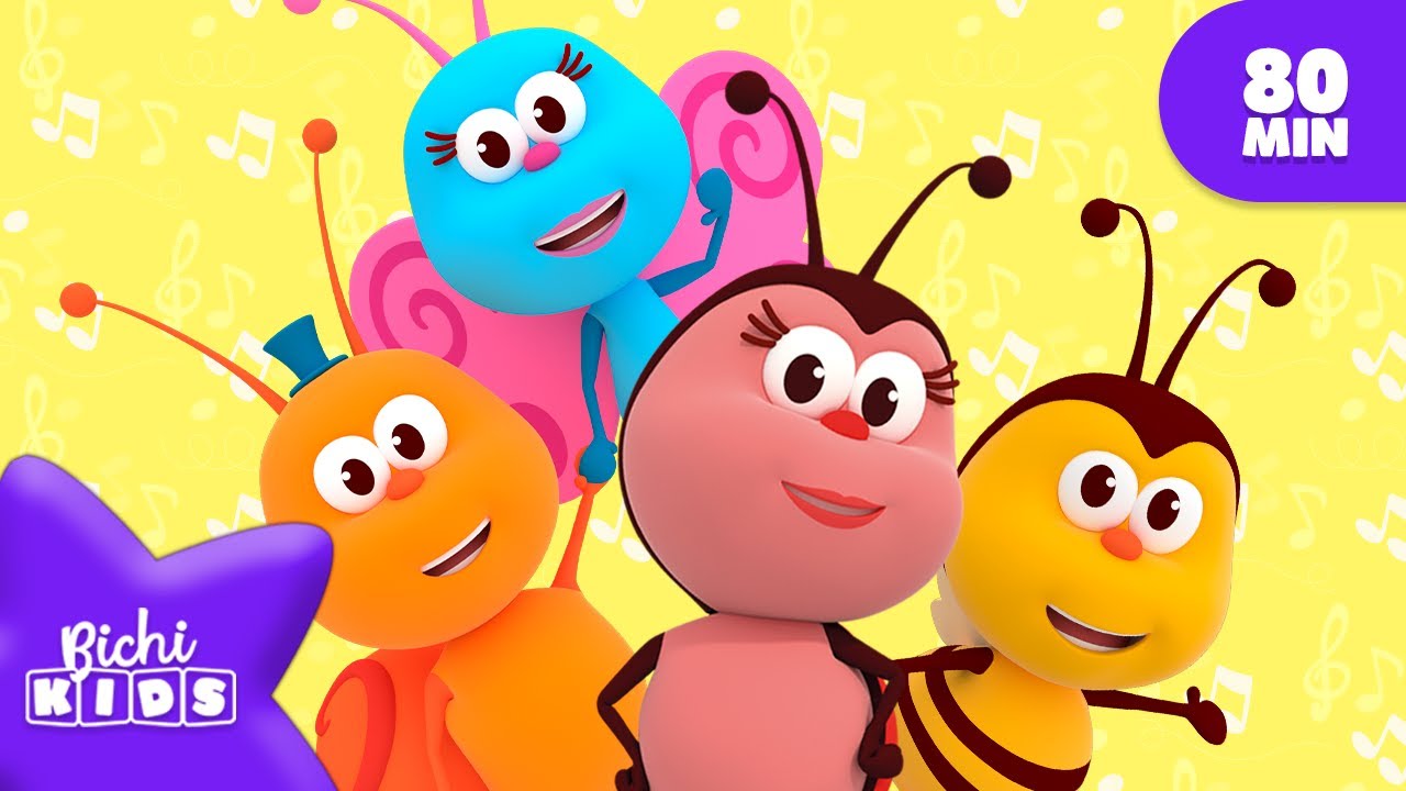 Las 40 Mejores Canciones de Bichikids 1-4 🎶 | El Reino Infantil