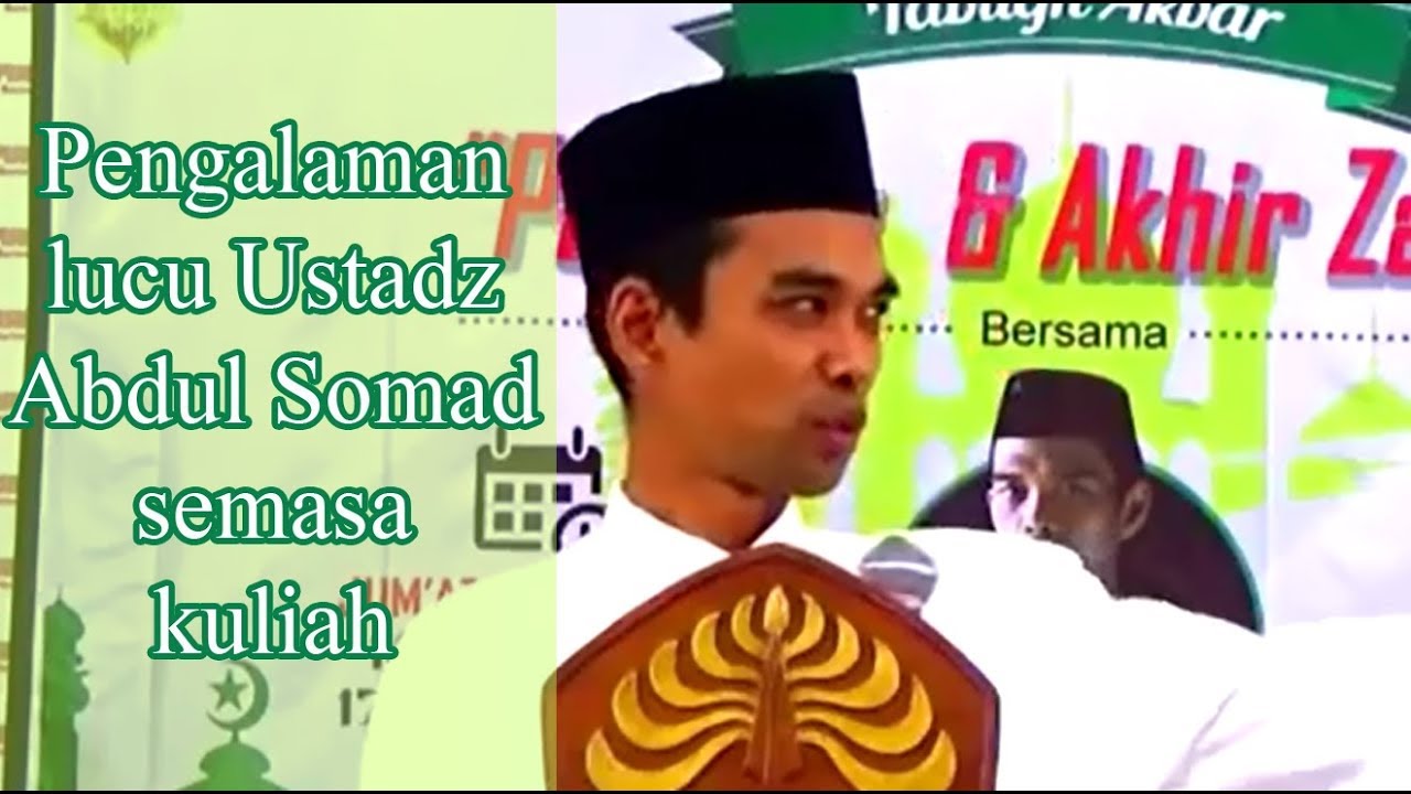 Pengalaman Lucu Ustadz Abdul Somad Saat Kuliah di Mesir