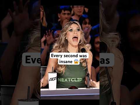 Every secon was insane 😱 #agt #audition #shorts