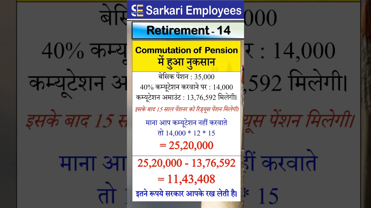 Retirement - 014: Pension Commutation Details