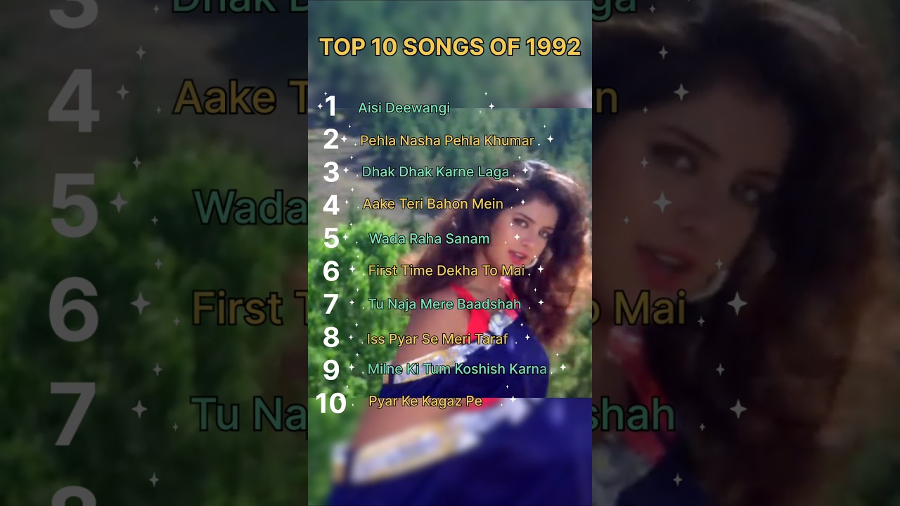 Top 10 Bollywood Hits of 1992 🎶 | Evergreen Hindi Classics