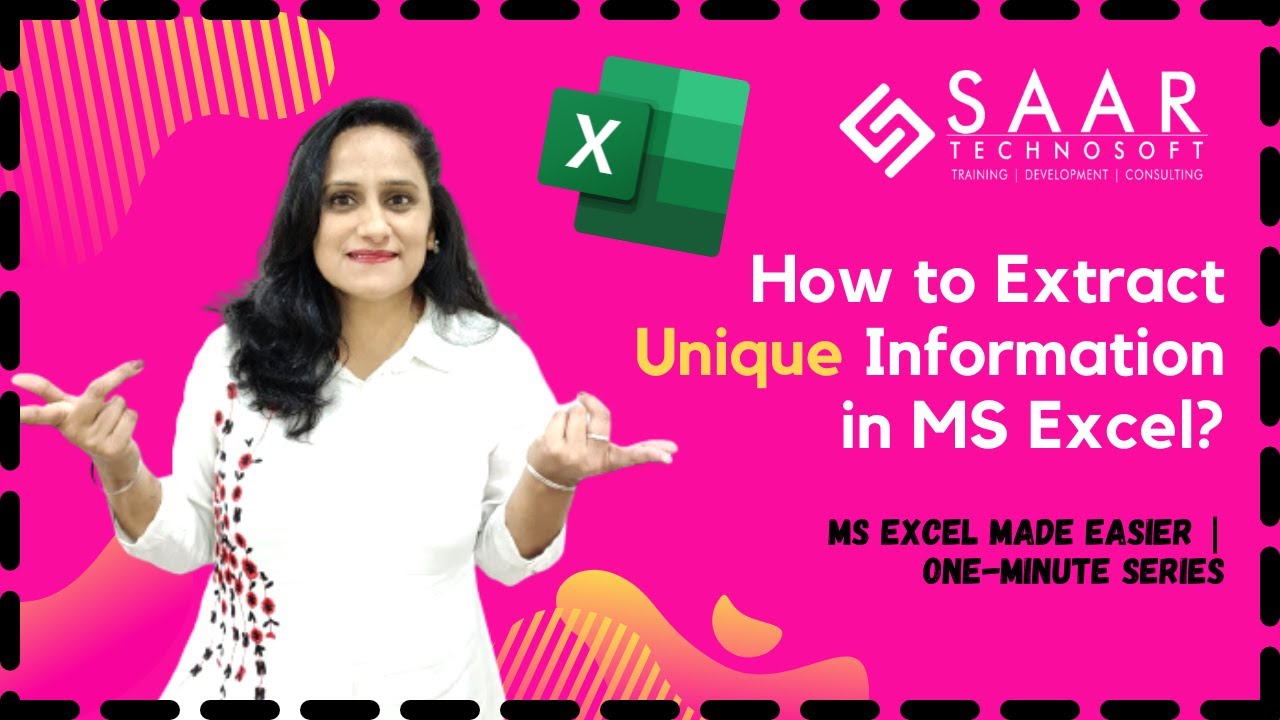 Extract Unique Data in Excel with UNIQUE Function 📊