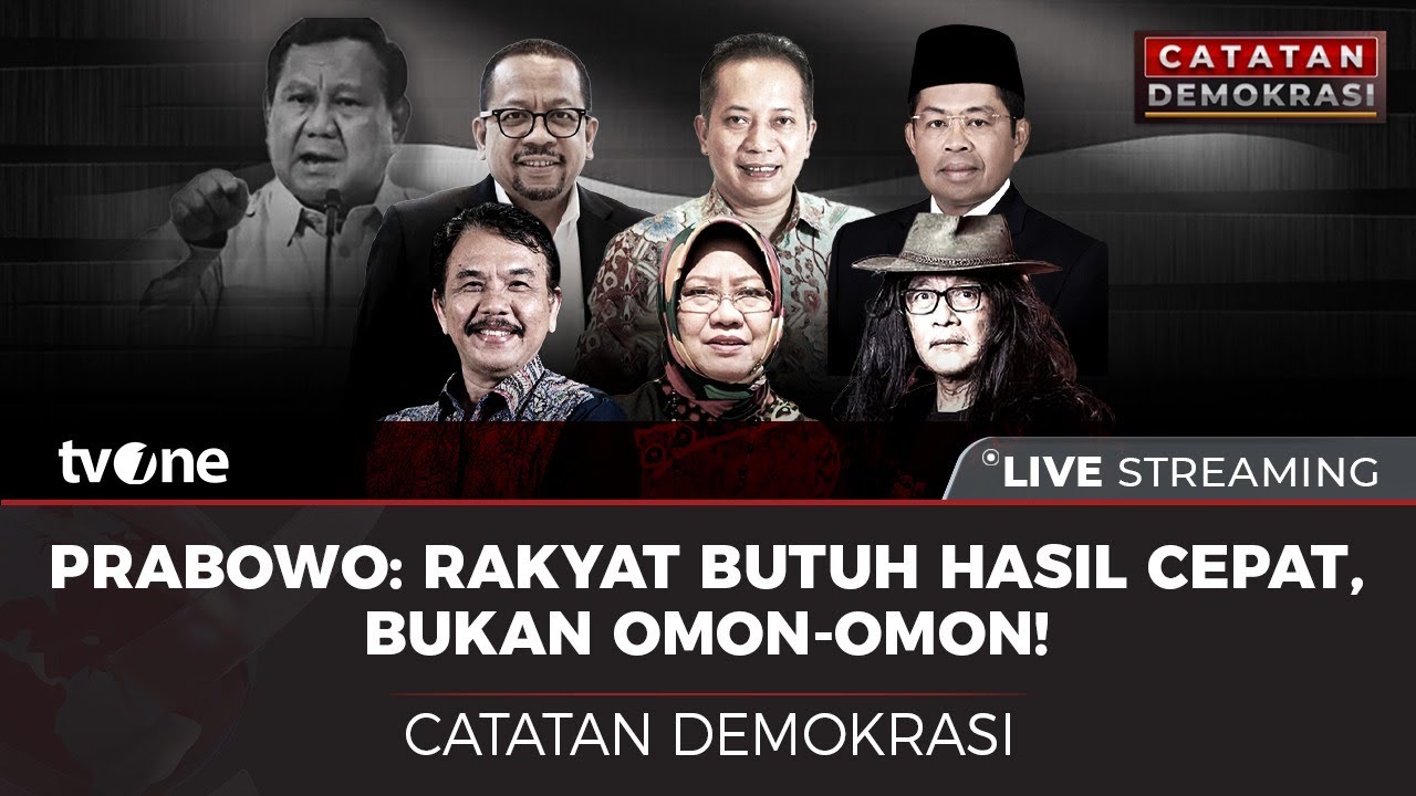 [LIVE] Rakyat Butuh Hasil Cepat, Bukan Omon-Omon! | tvOne