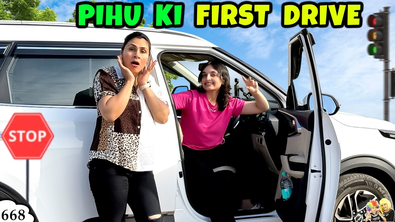 PIHU KI FIRST DRIVE | Ep 668 | Aayu and Pihu Show