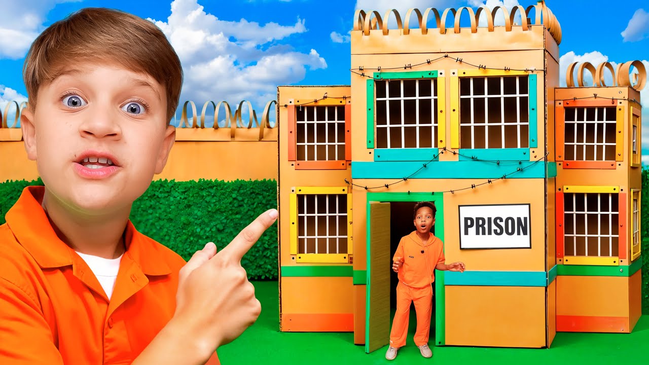 Побег из КАРТОННОЙ ТЮРЬМЫ Челлендж