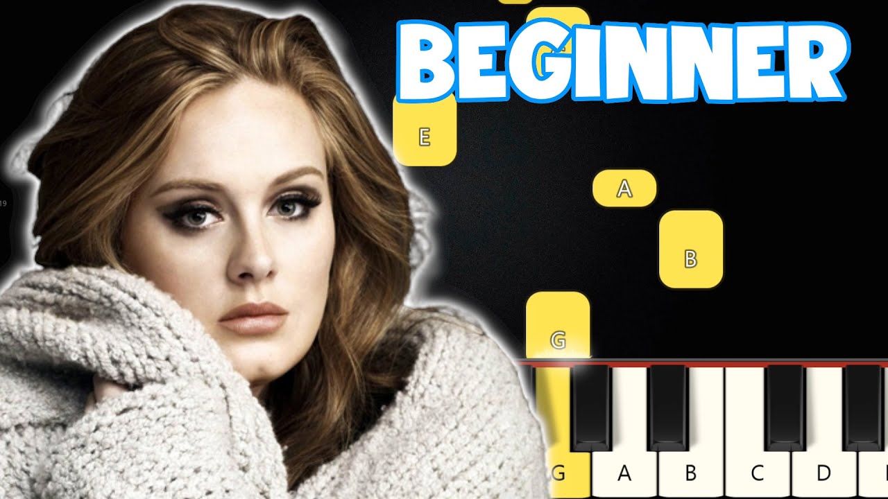 Adele's When We Were Young - Easy Piano Tutorial 🎹