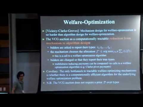 Constantinos Daskalakis: "Computational Complexity in Games and Auctions" Part I